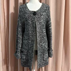 One button Babydoll Cardigan